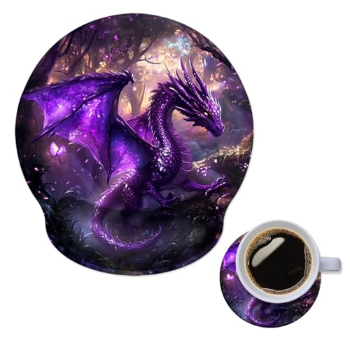 AFUZLE Mauspad mit Handgelenkstütze, ergonomisches Mauspad mit Memory-Schaum-Handgelenkauflage, rutschfeste Gummiunterseite, Gaming-Mäusepad für Zuhause, Büro, Computer, Laptop, Drache AFUZLE Mauspad mit Handgelenkstütze, ergonomisches Mauspad mit Memory-Schaum-Handgelenkauflage, rutschfeste Gummiunterseite, Gaming-Mäusepad für Zuhause, Büro, Computer, Laptop, Drache von AFUZLE