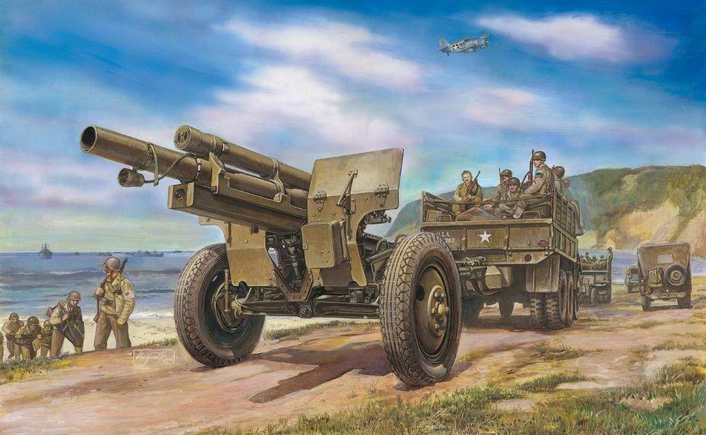 105mm HOWITZER M2A1 Carriage M2 105mm HOWITZER M2A1 Carriage M2 von AFV-Club