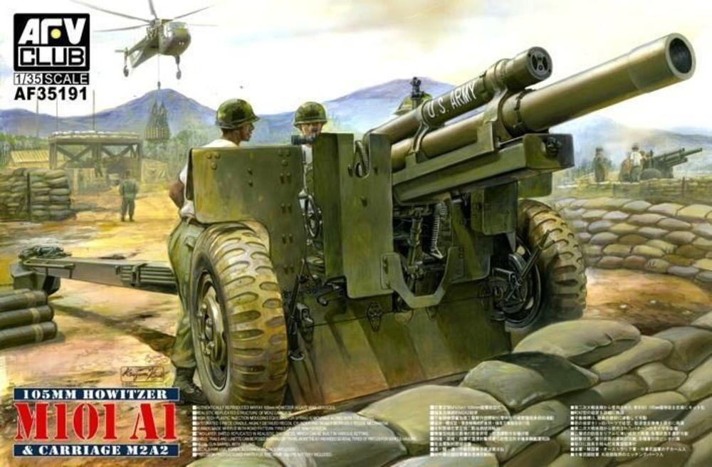 105mm Howitzer M101 A1 Carriage M2 A2 von AFV-Club