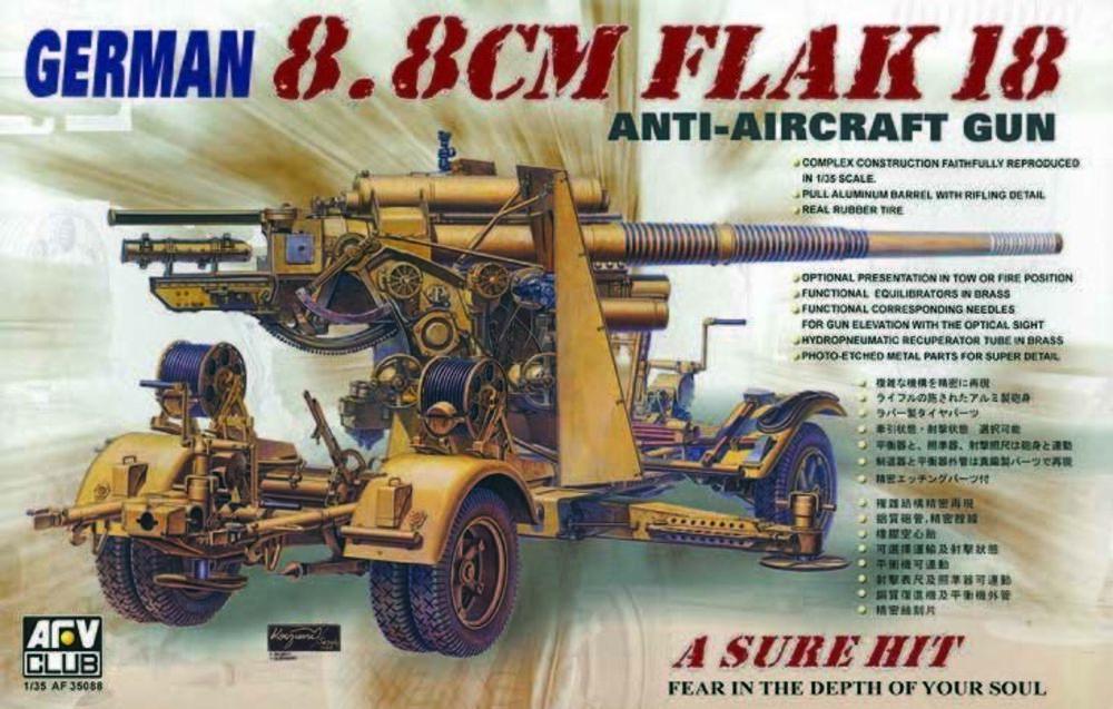 8,8 cm FLAK 18 8,8 cm FLAK 18 von AFV-Club