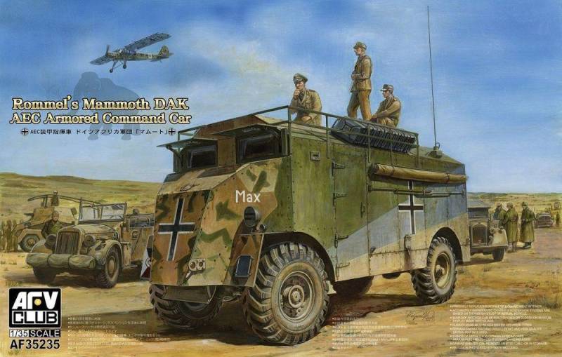AEC Armoured Commander Car of Rommel-Mam Mammoth (DAK) von AFV-Club
