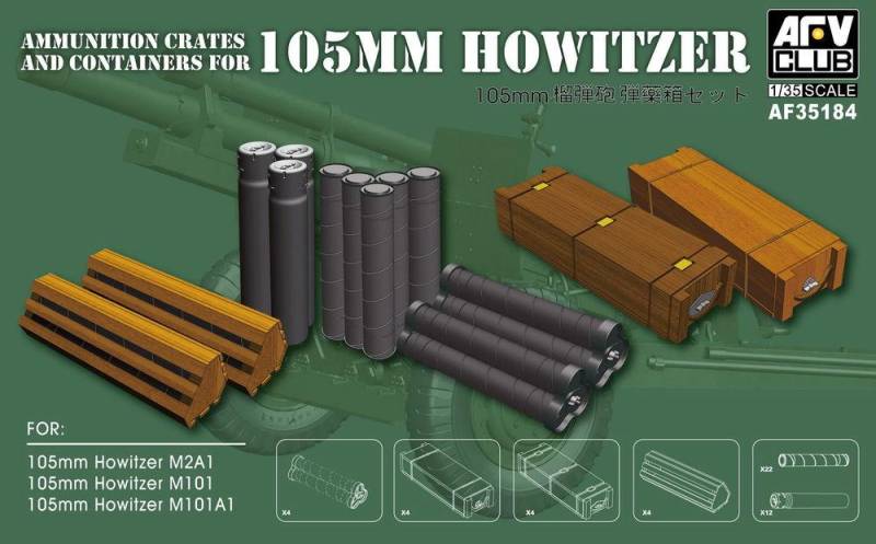 Ammunition crates and containers von AFV-Club