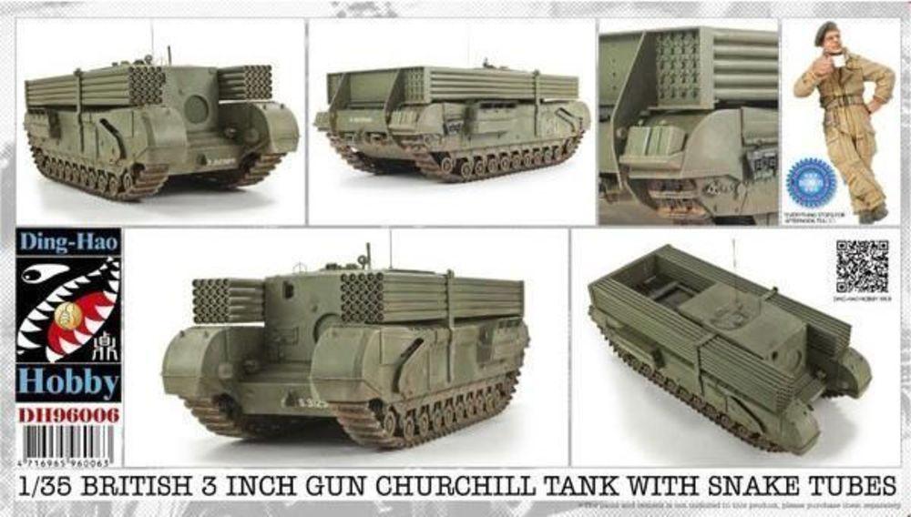 British 3 Inch gun Churchill tank von AFV-Club