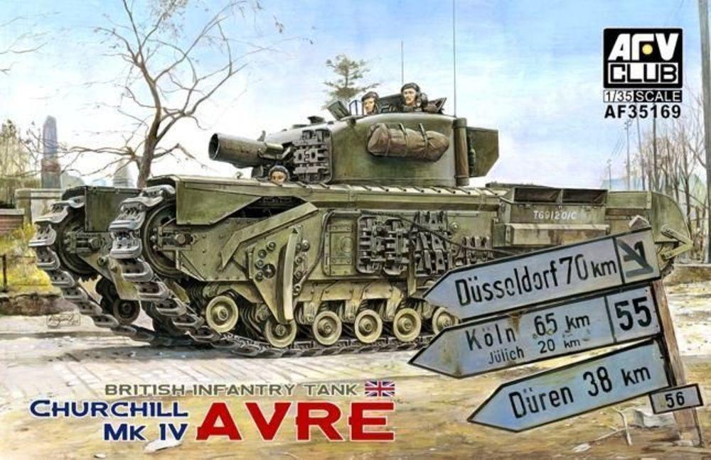 Churchill MK IV AVRE (w/vinyl & work.tr. von AFV-Club