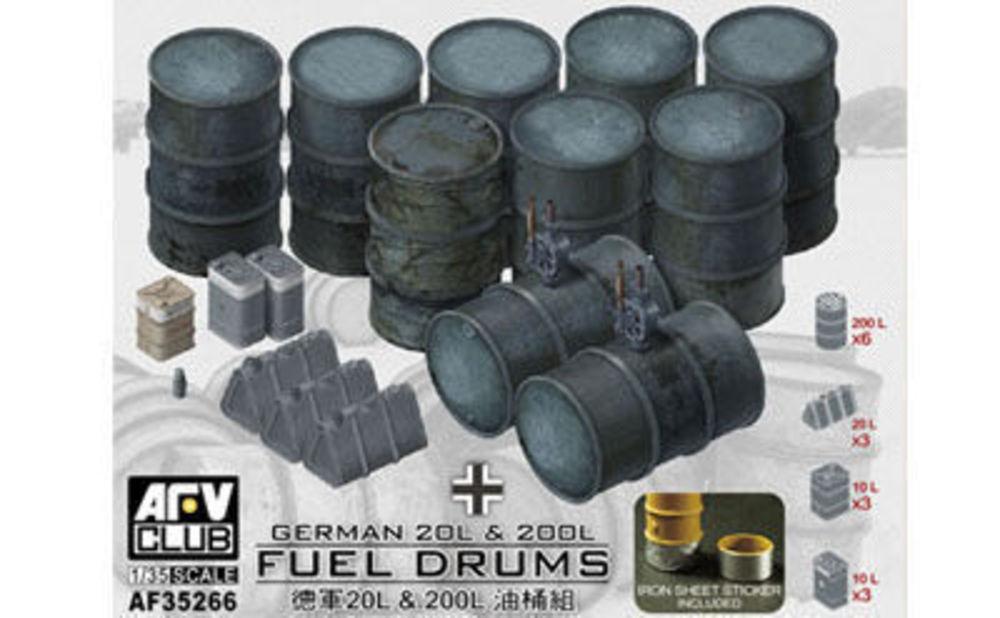 German 20L & 200L Fuel Drums von AFV-Club