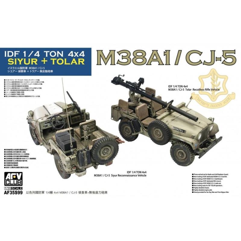 IDF 1/4 Ton 4x4 SIYUR and TOLAR M38A1/CJ-5 von AFV-Club