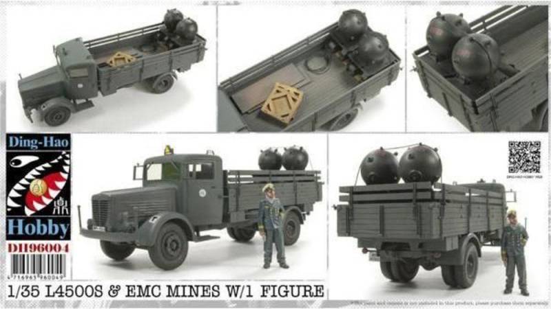 L4500S & EMC Mines w/1 Figure von AFV-Club
