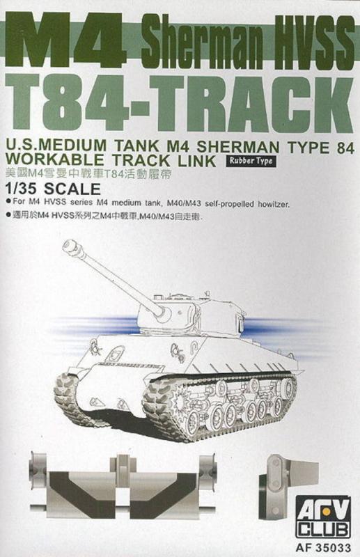 M4 Sherman HVSS T84-Track von AFV-Club