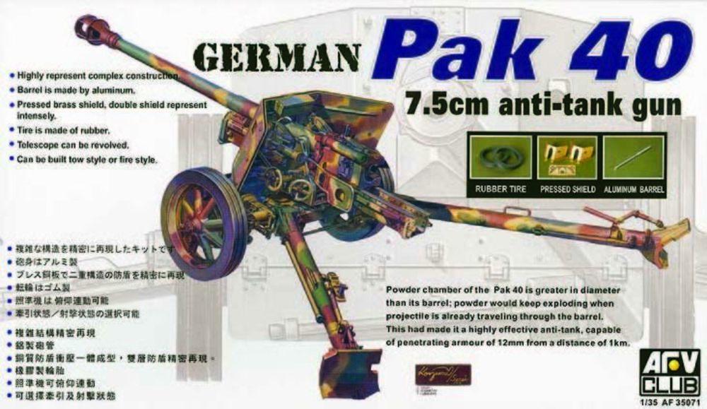PAK40 76 mm GUN von AFV-Club