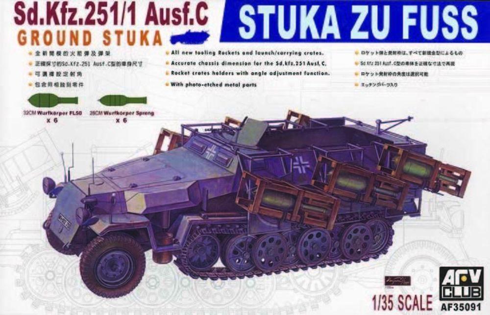 SDKFZ 251/1 AUSF C STUKA ZU FUSS von AFV-Club