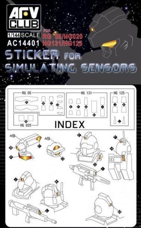 Sticker for Simulating Sensors von AFV-Club