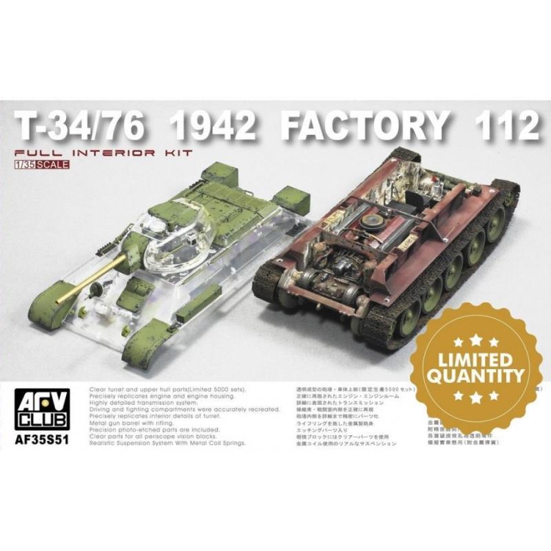 T-34/76 1942 Factory 112 ´clear edition´ von AFV-Club