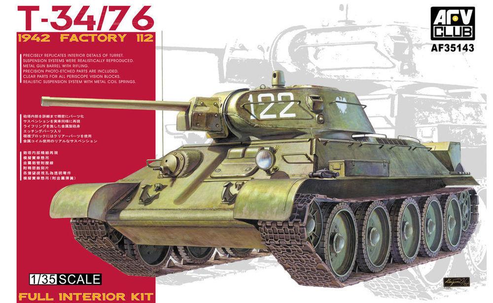 T34/76 1942, Factory 112 von AFV-Club