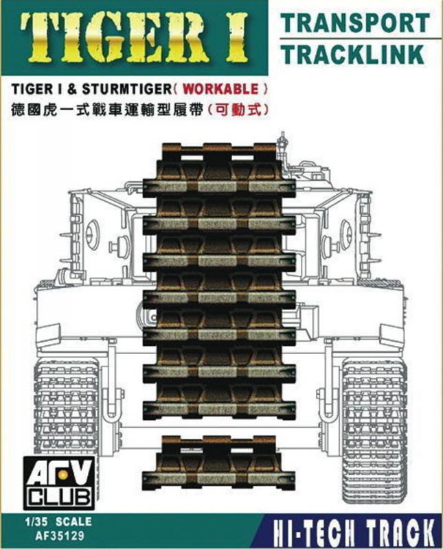 Tiger Transport track workable von AFV-Club