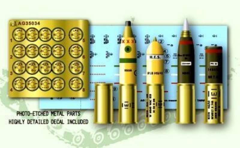 U.K. 95 mm Howitzer Ammo Set von AFV-Club
