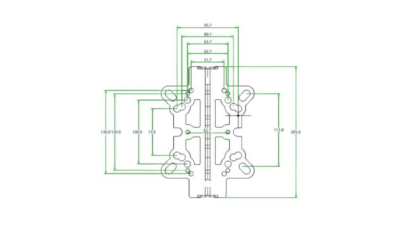 AFX Light CLAMP-SET-BK von AFX Light