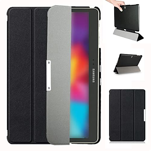 AFesar für Samsung Galaxy Tab S 10.5 SM-T800 Tablet Case, Modelle SM-T800, SM-T807, Flip Stand Cover Case Exklusiv für 2014 Galaxy Tab S Tablet 10.5 Zoll SM-T801 mit Tablet Riffold (Schwarz) ) von AFesar