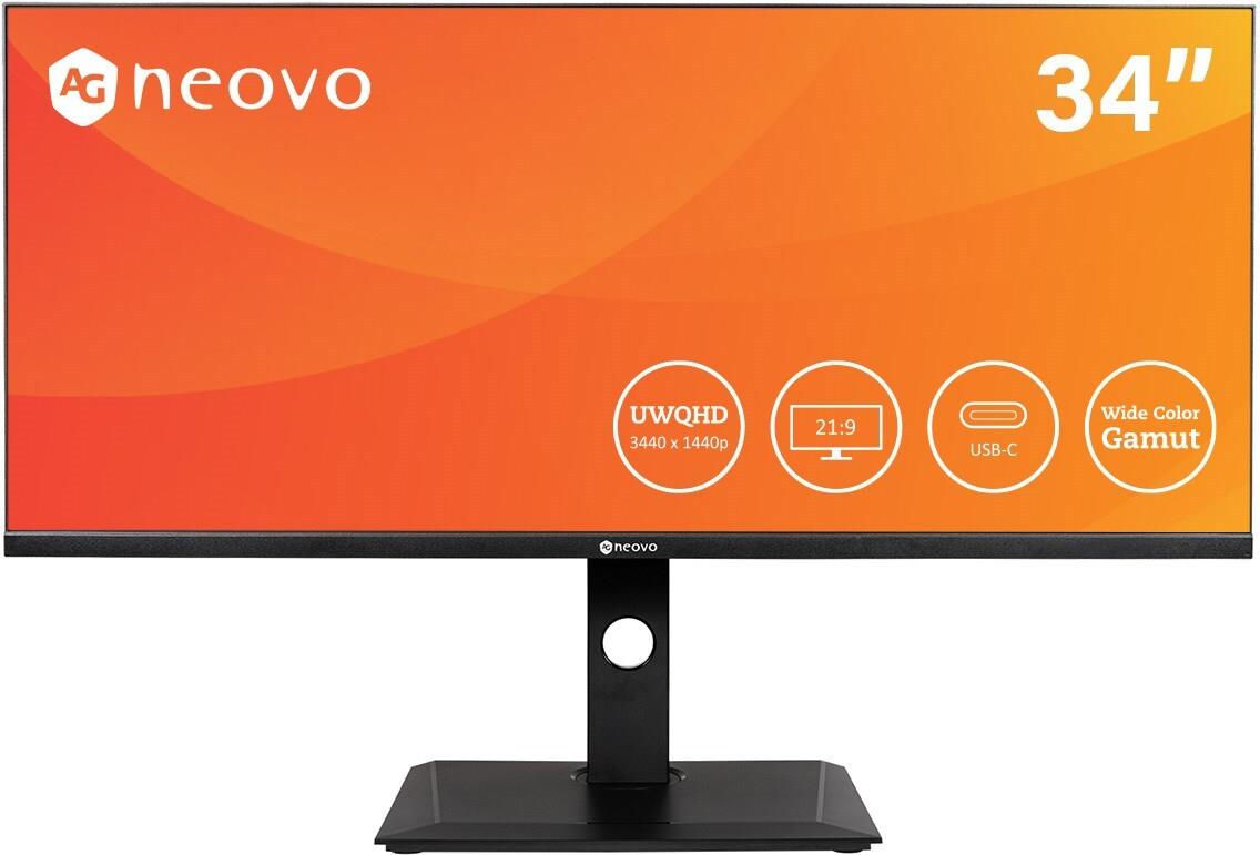AG Neovo DW3401 LED display 86,4 cm (34) 3440 x 1440 Pixel UltraWide Quad HD Schwarz (DW3401) von AG Neovo