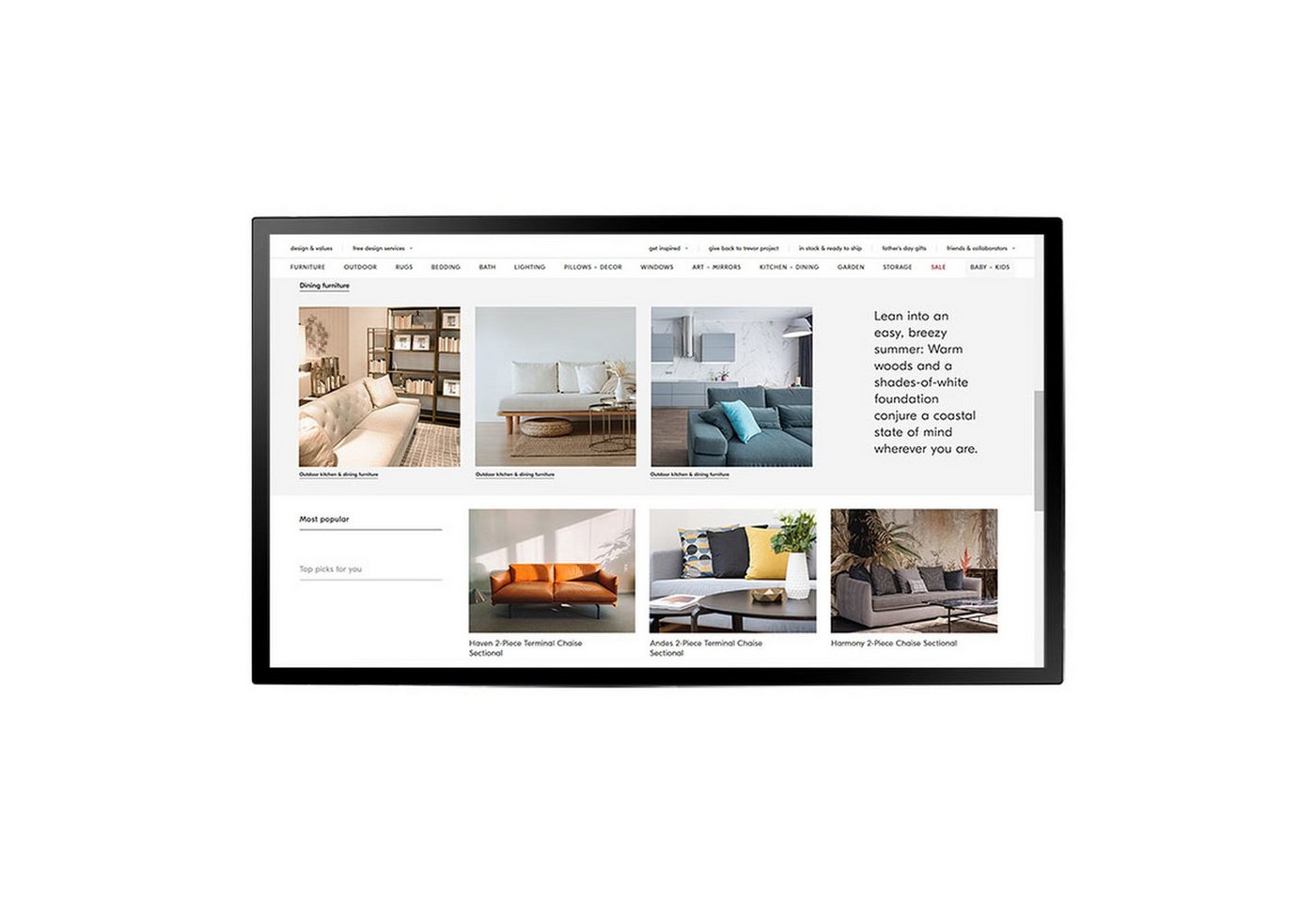 AG Neovo TX-4302 TOUCH 107.95CM 42.5IN 1920X1080 400CD HDMI DP DVI VGA TFT-Monitor (1920 x 1080 px, Full HD, 5 ms Reaktionszeit, VA, Touchscreen, Lautsprecher) von AG Neovo