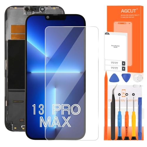 6,7 Zoll LCD Display für iPhone 13 Pro Max LCD Bildschirm A2643, A2484, A2641, A2644, A2645 Display Touchscreen Digitizer Assembly mit Reparatur Werkzeuge, Incell von AGCUT