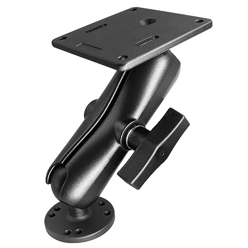 AGEofDMS Aluminium 1,5" Verbindungsarm mit VESA-Platte, 75 x 75 mm, Industrielle Monitor Halterung, Doppelsockelarm mit 38mm/1,5 Zoll/C Größe Kugeladapter, 360° Drehbar, Kompatibel mit Ram AGEofDMS Aluminium 1,5" Verbindungsarm mit VESA-Platte, 75 x 75 mm, Industrielle Monitor Halterung, Doppelsockelarm mit 38mm/1,5 Zoll/C Größe Kugeladapter, 360° Drehbar, Kompatibel mit Ram von AGEofDMS