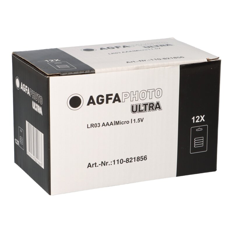 AGFAPHOTO Batterie Ultra AAA 1.5V 48 Stück 12x 4er Blister von AGFAPHOTO