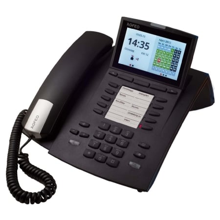 ST 45 schwarz  - Systemtelefon schnurgebunden sw ST 45 schwarz von AGFEO