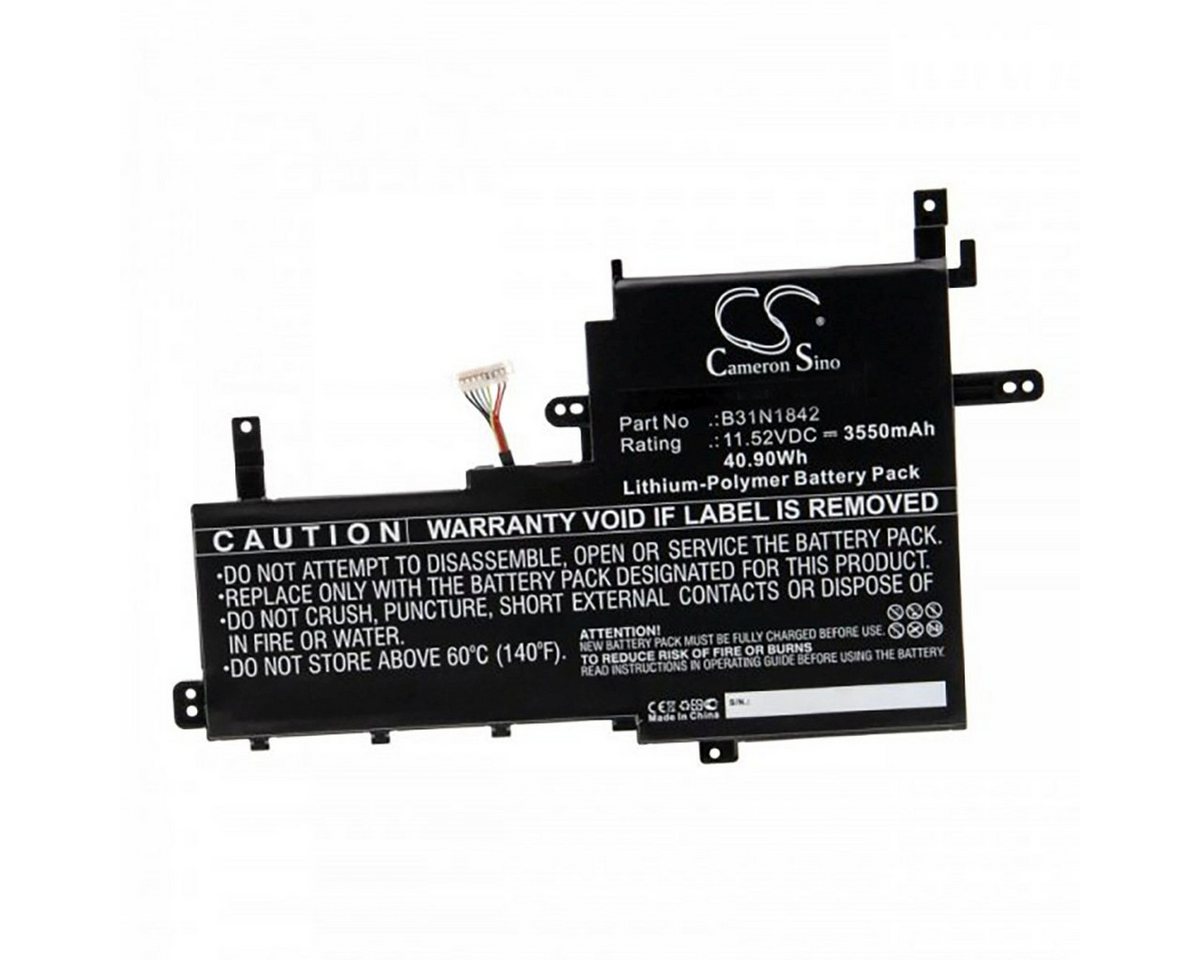 AGI Akku für Asus S531FA-EJ038T Li-Pol 11,52 Volt 3550 mAh schwarz Laptop-Akku 3550 mAh (11.52 V) von AGI