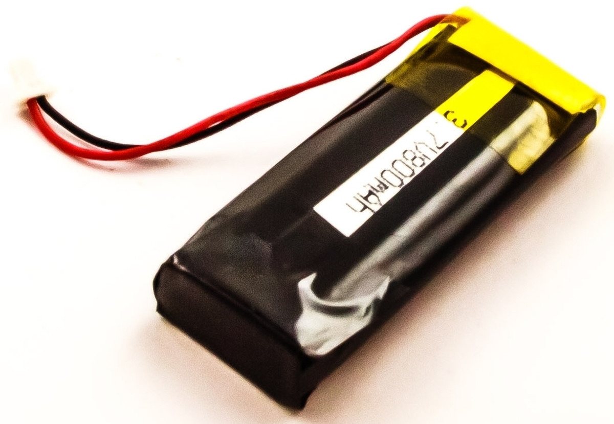 AGI Akku für Cardo Scala Rider Intercom Li-Pol 3,7 Volt 800 mAh gelb Akku 800 mAh (3.7 V) von AGI