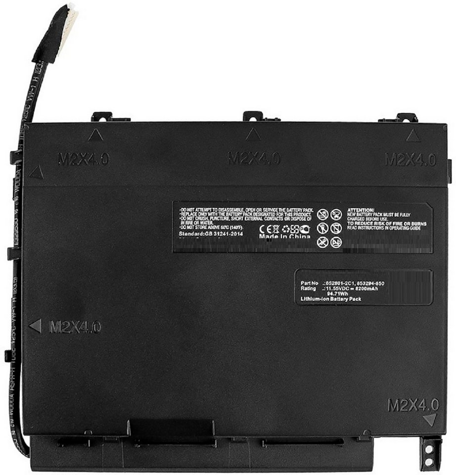 AGI Akku für Hewlett-Packard Omen 17-W213NF Li-Ion 11,55 Volt 8200 mAh sch Laptop-Akku 8200 mAh (11.55 V) von AGI