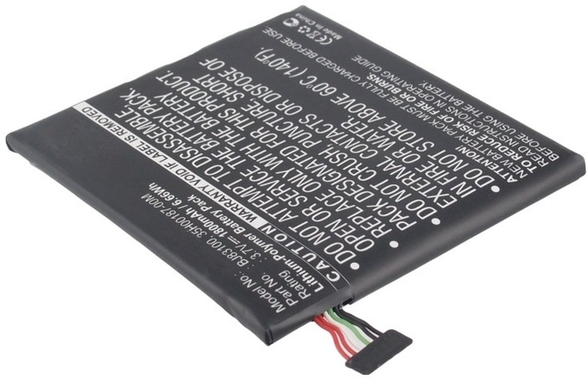 AGI Akku für Htc One X Li-Pol 3,7 Volt 1800 mAh schwarz Handy-Akku 1800 mAh (3.7 V) von AGI