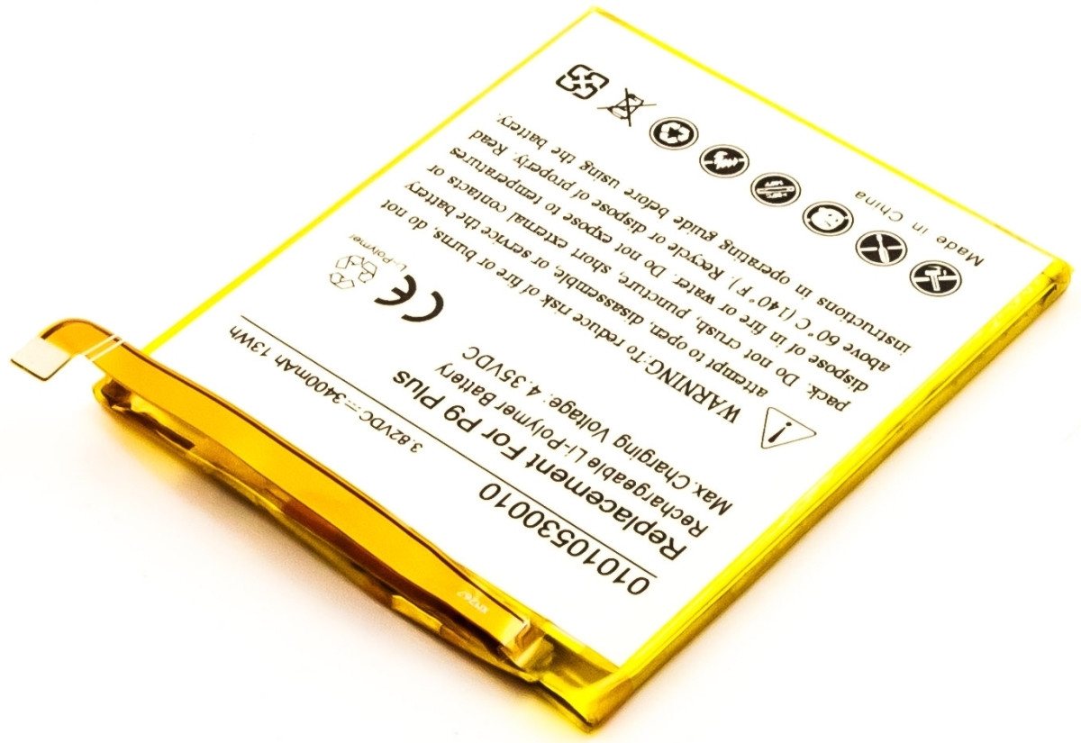 AGI Akku für Huawei Ascend P9 Plus Li-Pol 3,82 Volt 3400 mAh weiß Handy-Akku 3400 mAh (3.82 V) von AGI