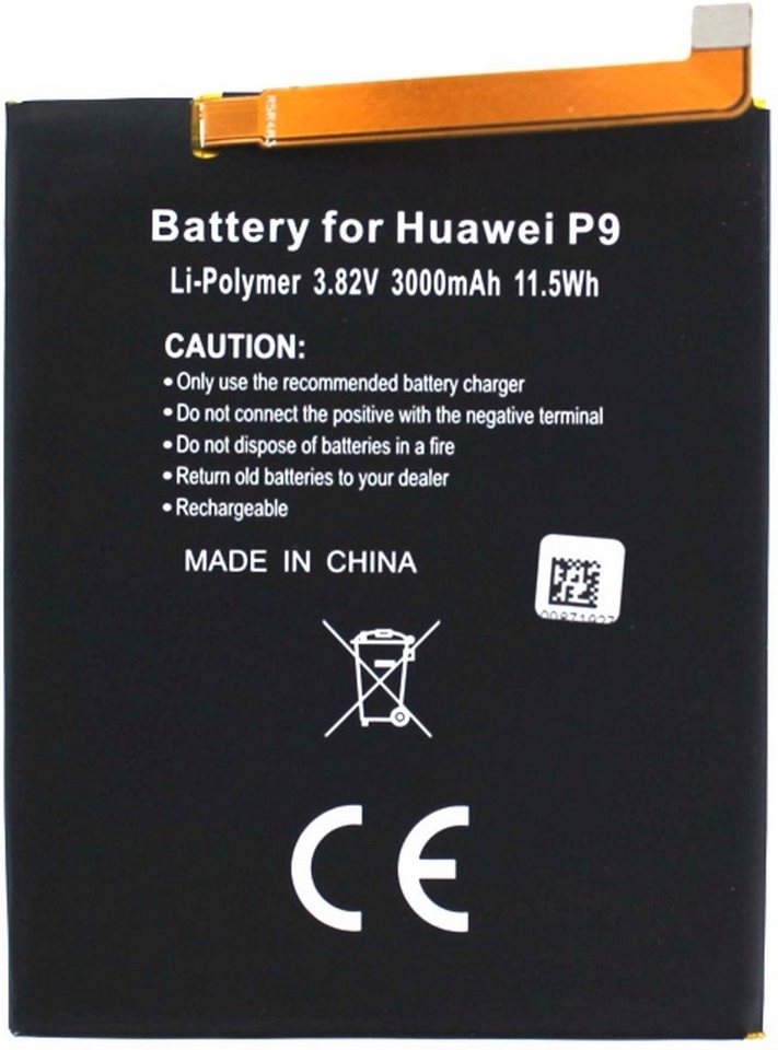 AGI Akku für Huawei Honor 8 Standard Edition Li-Pol 3,8 Volt 2900 mAh schw Handy-Akku 2900 mAh (3.8 V) von AGI