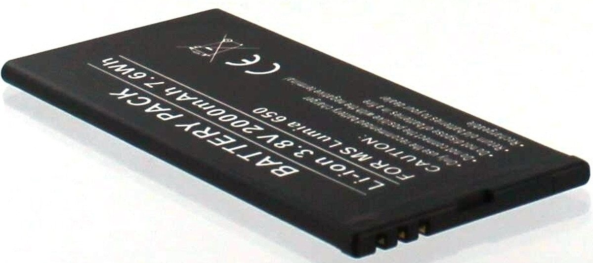 AGI Akku für Microsoft RM-1152 Li-Ion 3,8 Volt 2000 mAh schwarz Handy-Akku 2000 mAh (3.8 V) von AGI