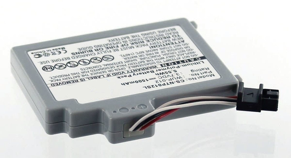AGI Akku für Nintendo WUP-010 Li-Pol 3,7 Volt 1500 mAh Akku 1500 mAh (3.7 V) von AGI