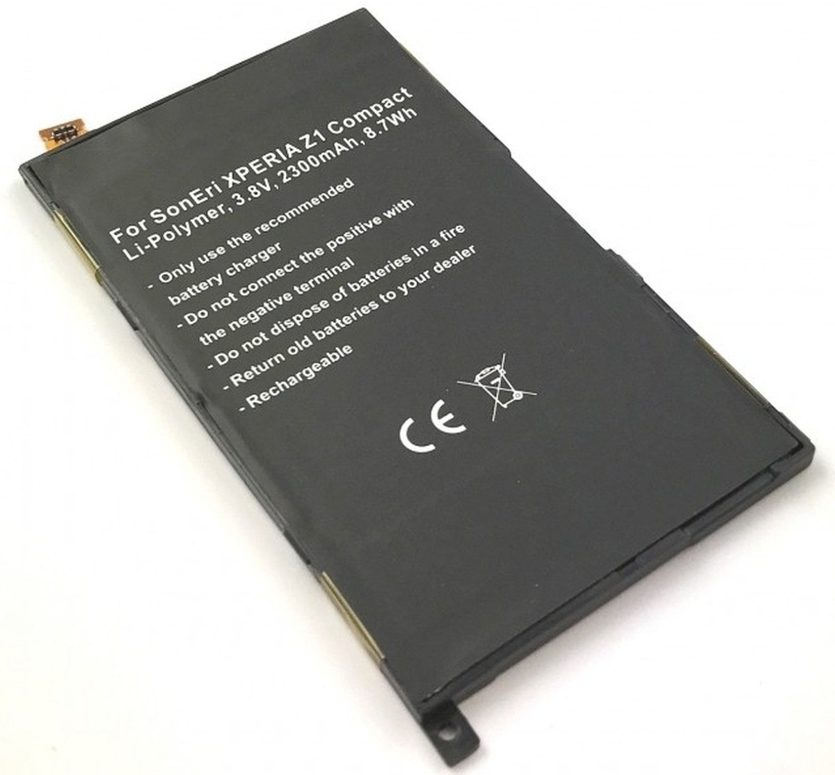 AGI Akku für Sony LIS1529ERPC Li-Pol 3,8 Volt 2300 mAh schwarz Handy-Akku 2300 mAh (3.8 V) von AGI