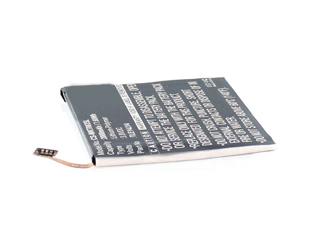 AGI Akku für Wiko Rainbow Li-Pol 3,8 Volt 2000 mAh schwarz Handy-Akku 2000 mAh (3.8 V) von AGI