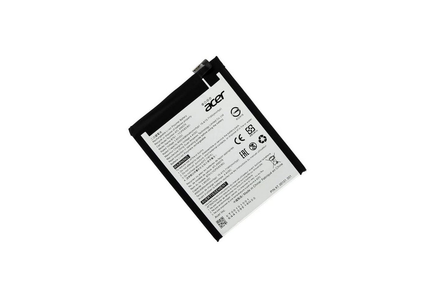 AGI Original Akku für Acer KT.00101.001 Akku Akku von AGI