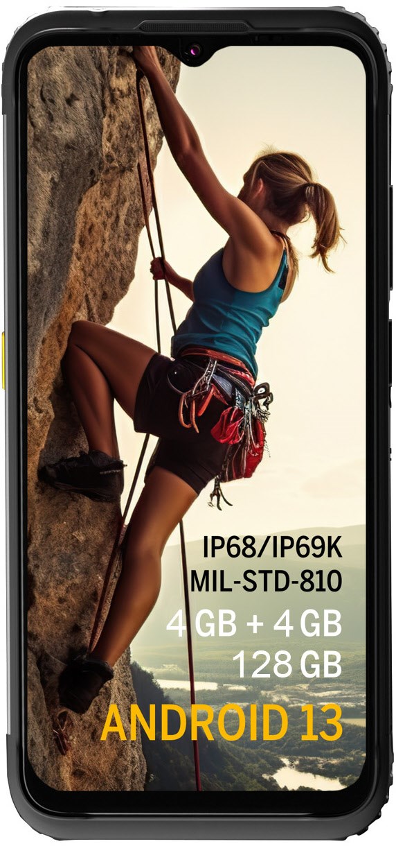 H6 Lite Smartphone schwarz von AGM MOBILE by bea-fon