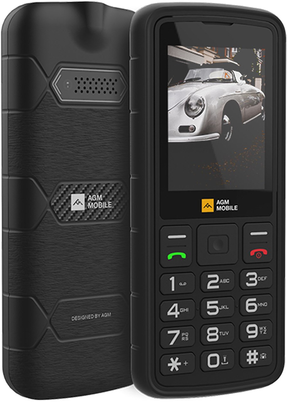 M9 4G Tasten Handy schwarz M9 4G Tasten Handy schwarz von AGM MOBILE by bea-fon