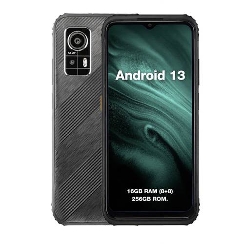 AGM Mobile H6 Outdoor Smartphone 256GB 16.7cm (6.56 Zoll) Schwarz Android™ 13 Dual-SIM von AGM Mobile