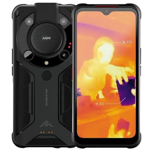 AGM GM Glory Pro Outdoor Handy 5G mit 256x192 Wärmebildkamera, 8GB+256GB Outdoor Smartphone ohne vertrag Qualcomm Snapdragon 480, 20MP Nachtsichtkamera+48MP Kamera 6.53" FHD+ 6200mAh, IP68 von AGM