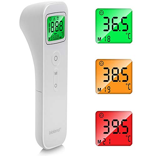 AGM Infrarot-Stirnthermometer für Baby und Handgelenk mit Digital Instant LCD-Display Stirn Thermometer für Baby, Erwachsene von AGM