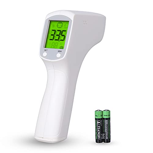 Infrarot-Thermometer, AGM Digital Front-Thermometer, LCD-Display, berührungsloses Thermometer, Memory-Funktion, Fieberalarm für Babys, Kinder, Erwachsene Infrarot-Thermometer, AGM Digital Front-Thermometer, LCD-Display, berührungsloses Thermometer, Memory-Funktion, Fieberalarm für Babys, Kinder, Erwachsene von AGM