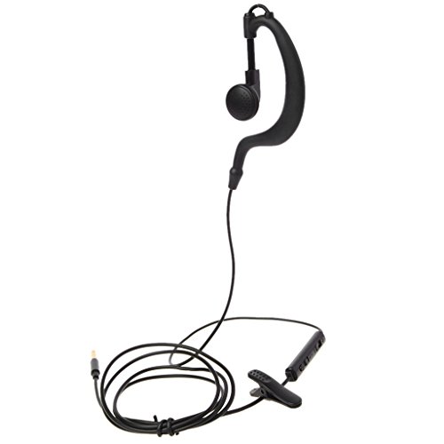 3,5 mm Single-In-Ear-Headset, Mono-Kopfhörer mit Mikrofon für Telefonkopf-Telefone, Over-E-Ear-Kopfhörer, Bluetoo-Kopfhörer, Bluetooth-Kopfhörer, Wirel, Bluetoo-Kopfhörer, Wi-Mikrofon, von AGONEIR
