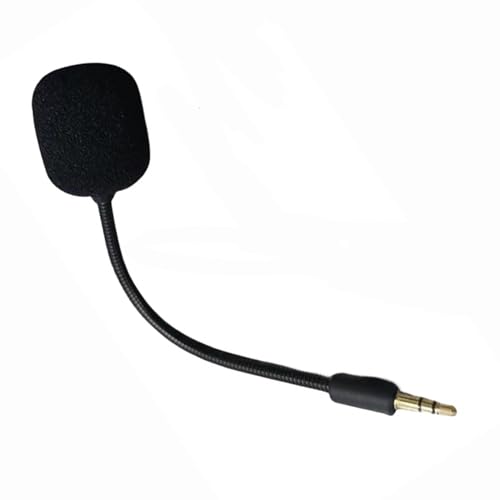 AGONEIR Abnehmbares 3,5 mm Galgenmikrofon für BarracudaX Headset-Mikrofon, Stecker und winddichtes Schaumstoff-Galgenmikrofon, Geräuschunterdrückung, modisches und flexibles Design von AGONEIR
