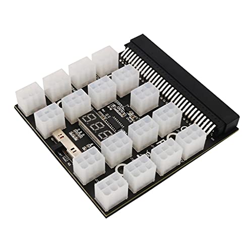 AGONEIR Netzteilplatine Grafikkarten 12 V 17 X 6-polige Adapterkarten Vollständig Kompatible Modelle von AGONEIR