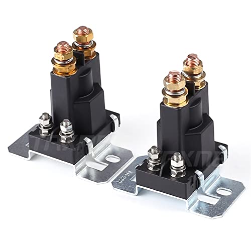 High Current Relay 500A 12V/24V Dual Battery Start Relay Large Current Car Power Switch,Starting Relay,Auto Start Contactor Mehrzweckrelais (Size : 12V) von AGOUNOD