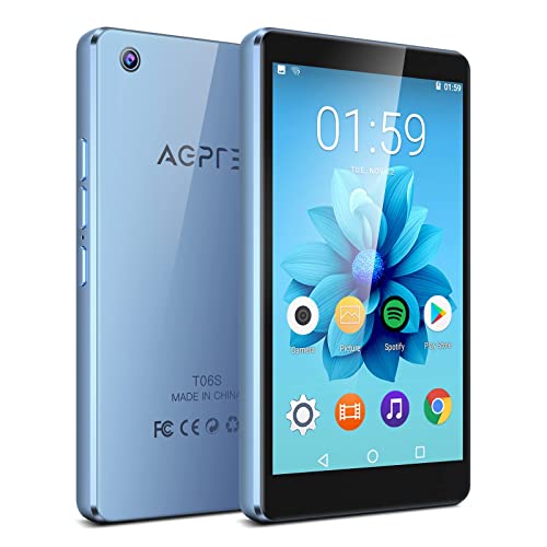 AGPTEK WiFi MP3 Player mit Bluetooth 5.0, WLAN MP4 Player mit 5 Megapixel Kamera, 4 Zoll HD-Touchscreen, 16GB verlustfreier Musikplayer, Unterstützung von APPs, Spotify, Browser, Internet, Blau von AGPTEK