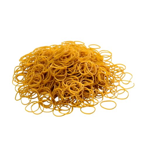 1 kg Gummiringe natur/transparent - 90% Naturkautschukanteil - Extrem reißfest (Ø 40 mm - Schnittbreite 1,5 mm = 3700 Stück) von AGRI plus